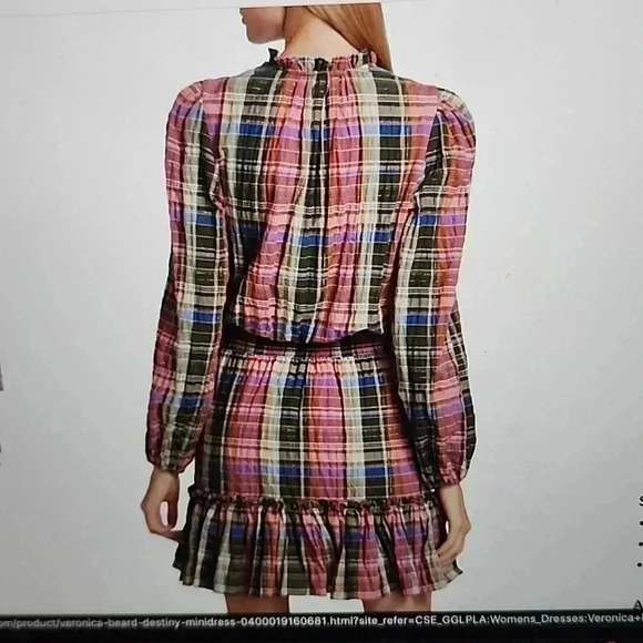 VERONICA BEARD DESTINY MINI DRESS - Picture 2 of 4